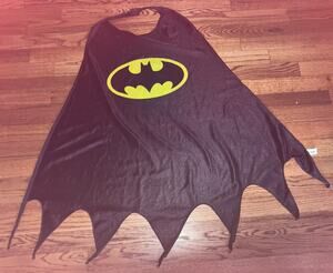 Batman Cape Kids Halloween Costume-Six Flags Branded.